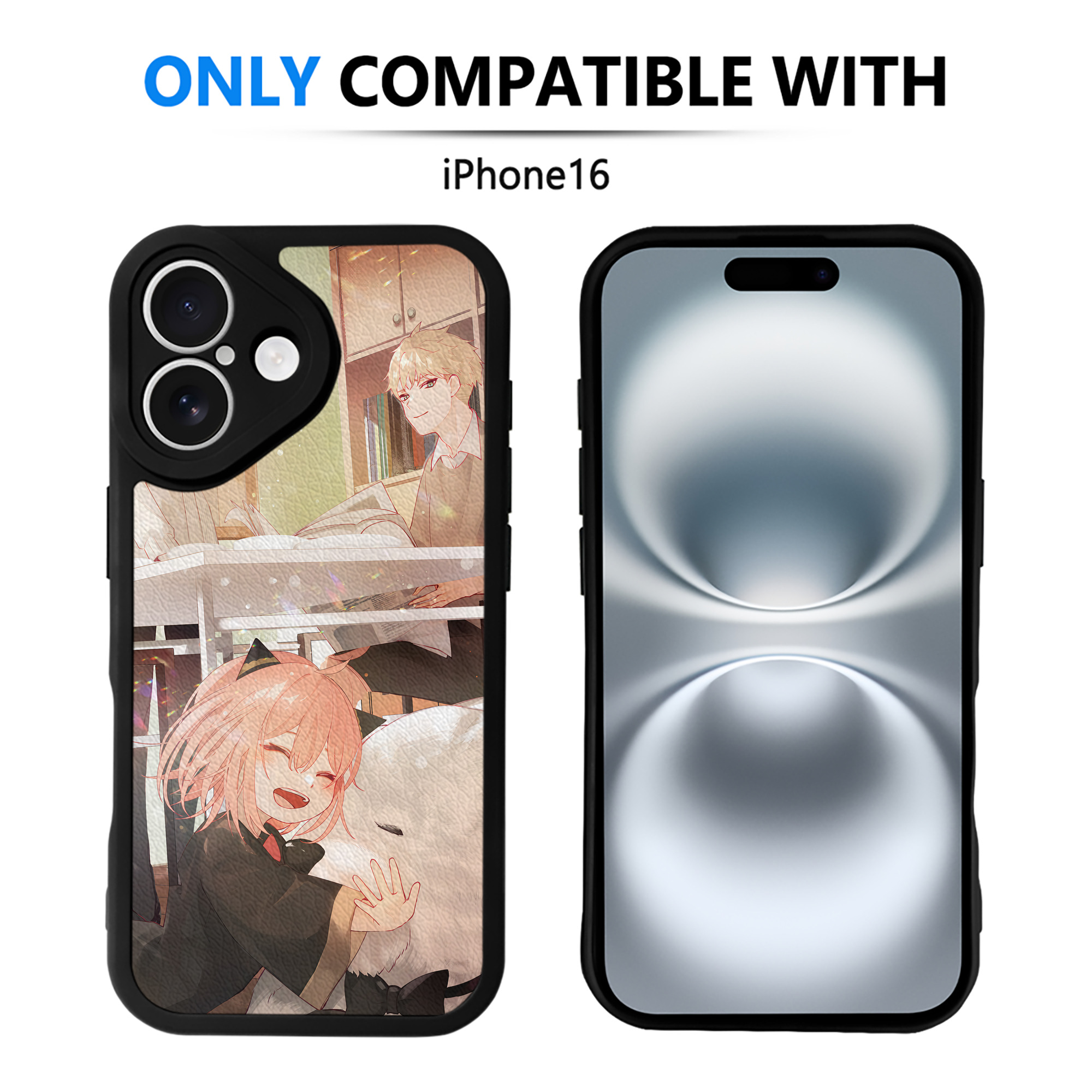 （画像用） SPY×FAMILY间谍家家酒 【iPhone 16シリーズ対応】シリコンスマホケース（レザー調） 材質：シリコン